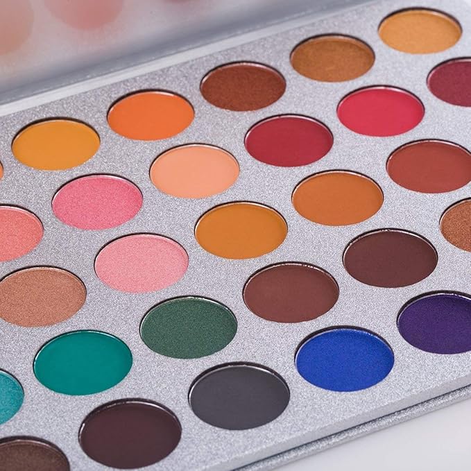 35 Colors Eyeshadow Palette with 7Pcs