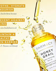 Farmacy Hydrating Face Oil - Honey Grail Nourishing Oil for Skin & Hair - Infused with Sea Buckthorn Oil, Rosehip Oil & Buckwheat Honey to Moisturize & Maintain a Healthy Skin Barrier (30ml)