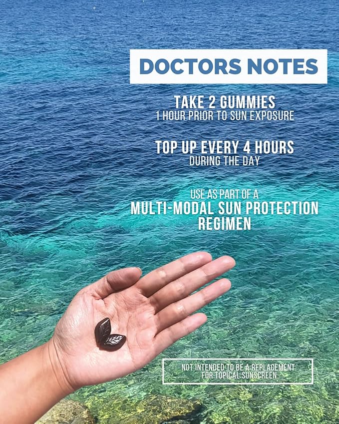 Sol Defense Gummies – Dermatologist & Plastic Surgeon-Formulated Skin Resilience Vitamin Supplement with Polypodium Leucotomos & Niacinamide, Passion Fruit Flavor, 60 Sugar-Free Gummies