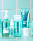 Bliss Acne-Prone Skin Bundle - Clear Genius Toner, Body Spray, Spot Treatment BHA Salicylic Acid and Clarifying Peel & Cleanser