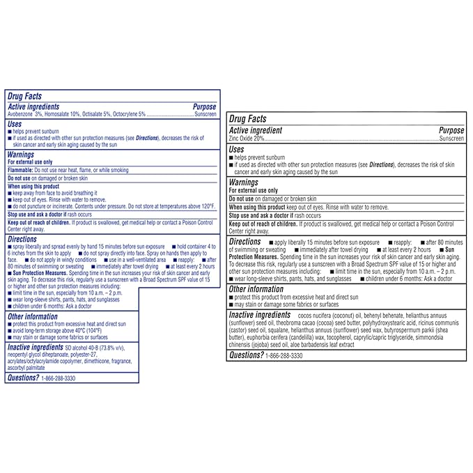 Coppertone Kids Sunscreen Spray SPF 50 (5 Oz Can) + Coppertone Pure and Simple Kids Mineral Sunscreen Stick SPF 50 (0.49 Oz Stick), Water Resistant, Free From Oxybenzone, Octinoxate, PABA and Dyes