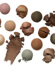 LAURA GELLER NEW YORK The Delectables Earthy Essentials Baked Eyeshadow Palette | 14 Pigmented Eyeshadows Blendable Natural Look
