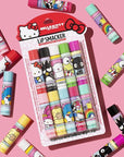 Lip Smacker Sanrio Hello Kitty & Friends Pack - 10 Moisturizing Lip Balms, Hydrating & Protecting - Cruelty-Free