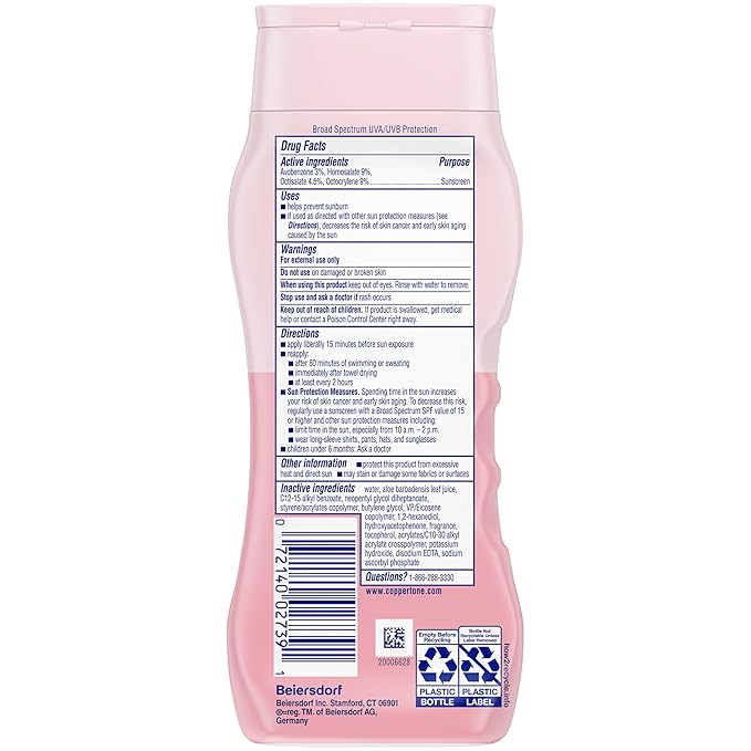 Coppertone Water Babies Sunscreen Lotion SPF 50, Pediatrician Recommended Water Resistant, 8 Fl Oz Bottle (Pack of 12)