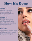 Blume Tri-Peptide Vanilla Lip Balm - Superbalm Lip Moisturizer with Shea Butter and Squalane to Deeply Hydrate & Heal Dry, Cracked Lips - Cruelty Free & Vegan Lip Plumper (0.4 Fl Oz)