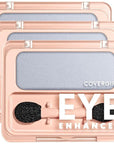 COVERGIRL 3-Pack Sterling Blue Shimmer Eyeshadow, Silky Sheer Formula, Easy to Blend, Cruelty-Free, Eyeshadow Makeup, Palette