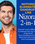 Nizoral 2-in-1 Anti Dandruff Shampoo and Conditioner, 14 Fl Oz, 1% Ketoconazole
