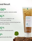 THANKYOU FARMER Phyto Relieful Cica Gel Cleanser - Real Cica Leaf, Vegan, Anti-Acne, pH-Balancing, Centella Asiatica for Soothing, Day & Night Korean Face Cleanser 4.22 Fl oz