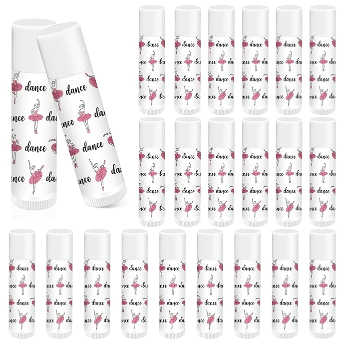 24 Pack Dance Theme Ballet Lip