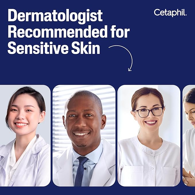 Cetaphil Face & Body Moisturizer, Hydrating Moisturizing Lotion for All Skin Types, Suitable for Sensitive Skin, NEW 8 oz Pack of 3, Fragrance Free, Hypoallergenic, Non-Comedogenic