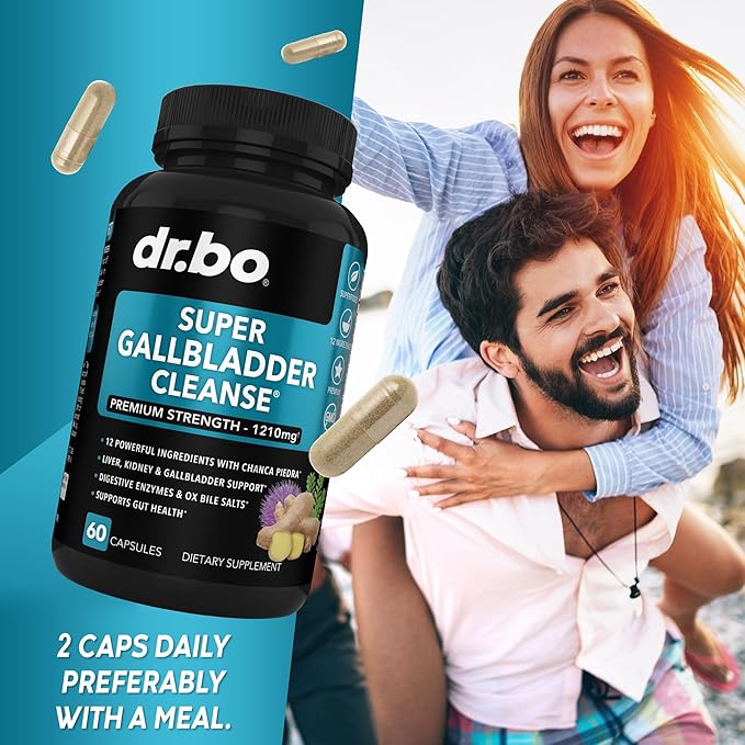 Gallbladder Supplements Cleanse Formula Support - Keto Digestive Enzymes with Ox Bile Supplement, Chanca Piedra & Betaine HCL - Gallstone Dissolver Kidney Liver Gall Bladder Flush Detox Stone Breaker
