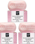 One With Nature Feminine Cleansing Bar, Petal Fresh, Probiotics, Apple Cider Vinegar, Omega Fatty Acids, Oatmeal, Pure, Gentle Cleansing Bar for Sensitive Skin, Face, Body, 3.5 Oz (Pack of 3)