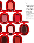 PLAT LIPS 918 CHERRY CANDY, Lip & Cheek, Lightweight, Naturally Dewy+ Glowy Finish, Blendable & Buildable Formula (1.2g, 0.003 oz.)