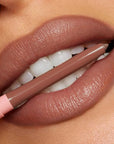 ColourPop So Juicy Plumping Lip Liner with Peptides - Long Lasting Lip Liner for Visibly Plumped & Shaped Lips - Enriched with Smoothing Ceramides & Peppermint - Tease (0.01 oz)