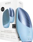 GESKE SmartAppGuided Sonic Thermo Facial Brush | 6 in 1 | Skin Cleansing | Cleansing Brush with Thermal Function | Electric Facial Massager