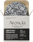 ARENCIA Night Shadow Biotin Shampoo Bar for Regrowth & Hair loss, Darkening, Gray Hair | Strengthening & Volumizing | Normal to Oily Hair | Vegan, Natural, pH balanced, Sulfate free