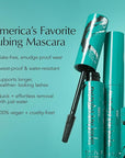 Thrive Causemetics Liquid Lash Extensions Mascara, Tubing Thrive Mascara Lengthening, Volumizing & Curling, Smudge Proof, Washable, No Clumping or Flaking, Vegan & Cruelty Free, Nola (Deep Blue)
