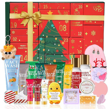 Beauty Advent Calendar 2025 for Adults Women & Teen Girls – 24 Days of Skincare, Bath & Body Gift Sets, Perfect Christmas Countdown Calendar & New Year Gifts Baskets for Girlfriend, Wife, Mom, Girls