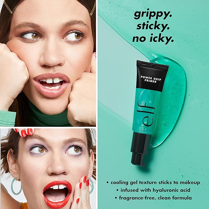 e.l.f. Power Grip Primer, Gel-Based & Hydrating Face Oz () 24 ml