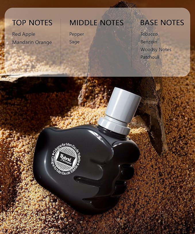 Hybrid & Company Only Fearless For Men Black Edition Eau De Toilette Natural Spray Vaporisateur 3.4 FL.OZ