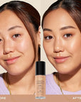 Milani Conceal + Perfect 2-in-1 Foundation + Concealer for a Flawless Complexion, Under Eye Corrector, Cover Redness and Imperfections, Waterproof and Sweatproof - Medium Beige