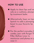 LAWLESS Forget the Filler Lip Plumping Line Smoothing Tinted Balm, Georgie, Pink, 0.09 Ounce