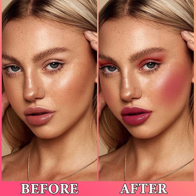 Matte Soft Liquid Blush,Waterproof Long Lasting Moisturizing Velvet Blushes Makeup（#05）