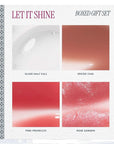 LAURA GELLER NEW YORK Let It Shine Boxed Gift Set | Includes 4 Fine Shine Glossy Lip Oils in Exclusive New Shades | Hydrating Lip Treatment with Peptides