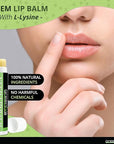 GreenIVe Neem Lip Balm, Vegan Lip L-Lysine,
