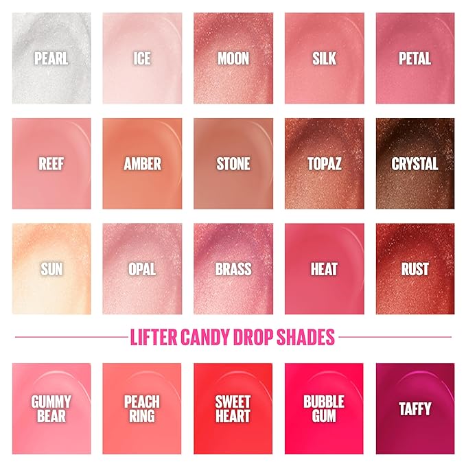 Maybelline New York Lifter Gloss Hydrating Lip Gloss with Hyaluronic Acid, Gummy Bear, Sheer Light Pink, 1 Count