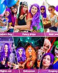 ONE-TIME USE Purple Hair Color