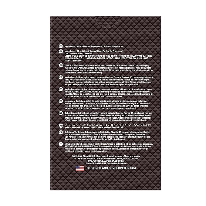 Hybrid & Company Valentine Milano For Man EAU DE Toilette For Man Natural Spray Vaporisateur 3.4 FL.OZ