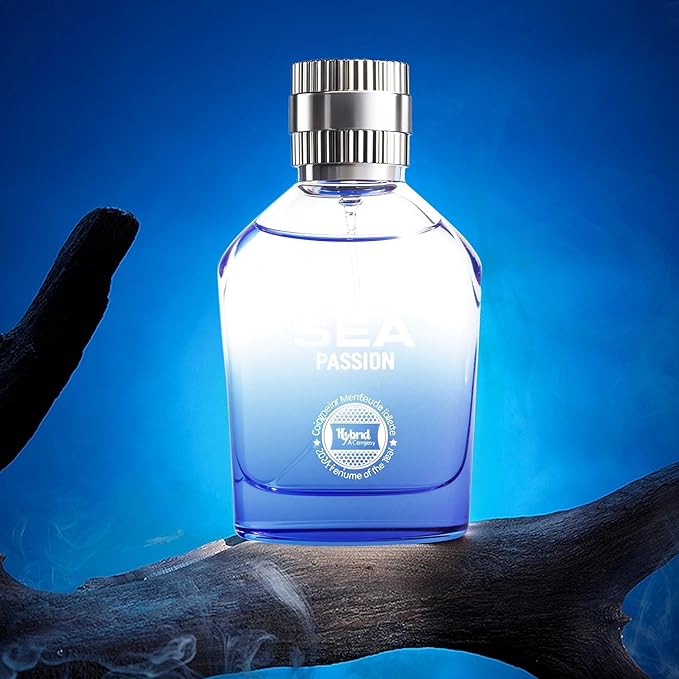 Hybrid & Company Sea Passion Pour Homme For Men Eau De Parfum Vaporisateur Natural Spray 3.4 Fl Oz