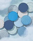 ColourPop On Cloud Blue Shadow Palette - Baby Blue Shadow with Matte Sparkle, Metallic, Matte and Glitter Finishes - High-Pigment Eye Makeup with a Long-Wearing Formula (0.3 oz)