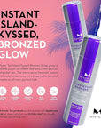 Mystic Tan Sunless Self Tanner Airbrush Spray Tan with Bronzer - Island-Kyssed, 6 Ounces