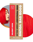 Good Dye Young Semi-Permanent Hair Color, Vegan and Cruelty-Free Orange Hair Dye, Last up to 24 Washes, Non-Damaging Conditioning Hair Color (5FL OZ, Rock Lobster)