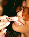 Poppy & Pout Pink Grapefruit Jumbo Lip Balm | All Natural Lip Balms & Moisturizers | Hydrates with Beeswax, Vitamin E, Organic Coconut Oil | Cruelty-Free | Lip Balm in Recyclable Cardboard Tube