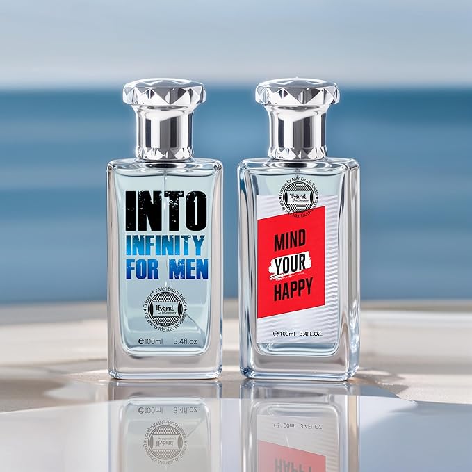 Hybrid & Company Mens 2 Pcs Mind Your Happy Young Into Infinity Eau De Perfum Vaporisateur Natural Spray