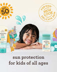 Aveeno Kids Continuous Protection Zinc Oxide Mineral Sunscreen Stick for Sensitive Skin, Face & Body Sunscreen Stick for Kids with Broad Spectrum SPF 50, Sweat- & Water-Resistant, 1.5 oz