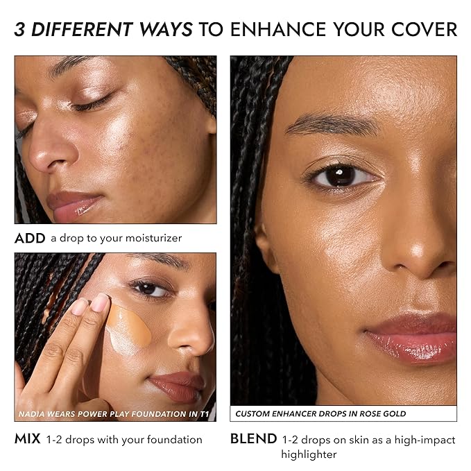 COVER FX Custom Enhancer Drops - Sunlight: Classic Liquid Highlighter 15mL