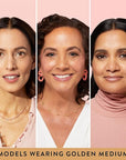 LAURA GELLER NEW YORK Baked Balance-N-Glow Illuminating Foundation - Golden Medium - Buildable Sheer to Light Coverage - Satin Finish