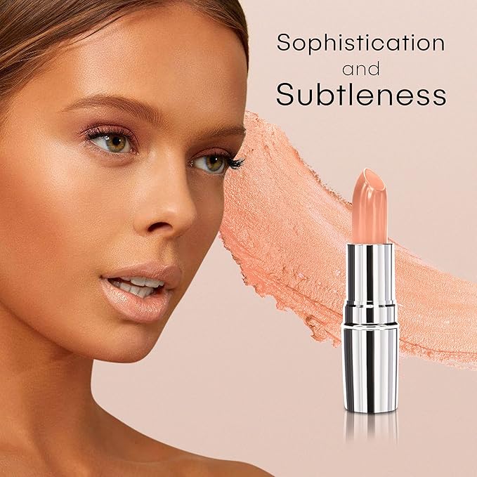 nude envie - Lipstick - Creamy & Long-Lasting Finish - Velvety Texture & Easy Application - Luxury Hydration - With Shea Butter, Vitamin E & Jojoba Oil - Vegan, Paraben-Free & Cruelty-Free - Naked