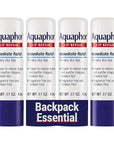 Aquaphor Lip Repair Stick with Jojoba Oil and Shea Butter, Moisturizing Lip Balms, Fragrance Free and Paraben Free, Immediately Relieves Dryness, 0.17 Oz Stick, Pack of 4