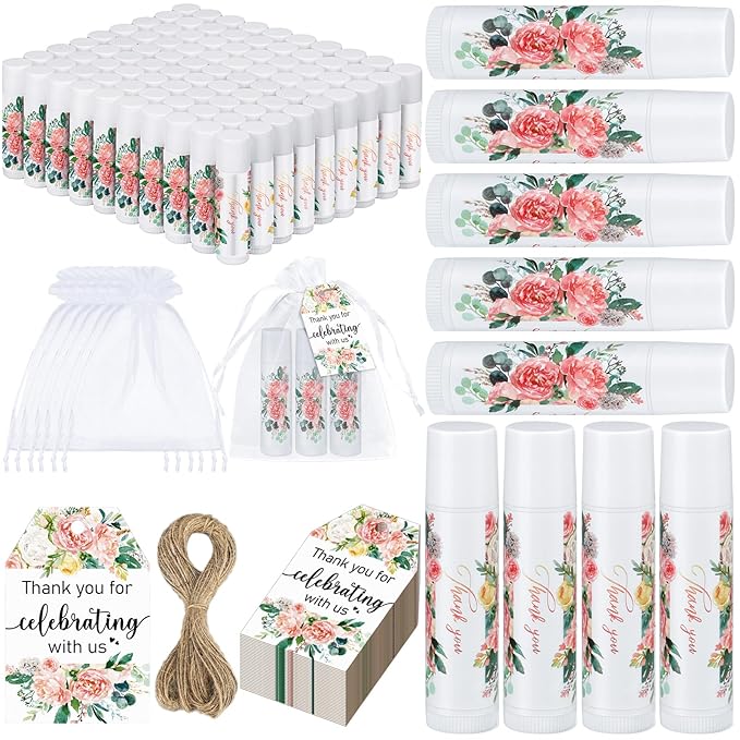 100 Pack Thank You Gifts Lip Homeless