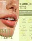 Apple, Pear, Cherry & Mint Lip Mask and Scrub - Dermatologist Tested, Hydrating & Exfoliating, Korean Skin Care, Nourishes, Softens & Brightens Lips - Vegan & Natural - 1 Pack
