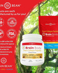 Brain Body Collagen Peptides Powder - Vital Protein & Collagen Supplement for Women & Men - Hydrolyzed Type I & III for Hair, Skin, Nails & Joint Health - 25 Servings - Creamy Vanilla Coconut - 875g