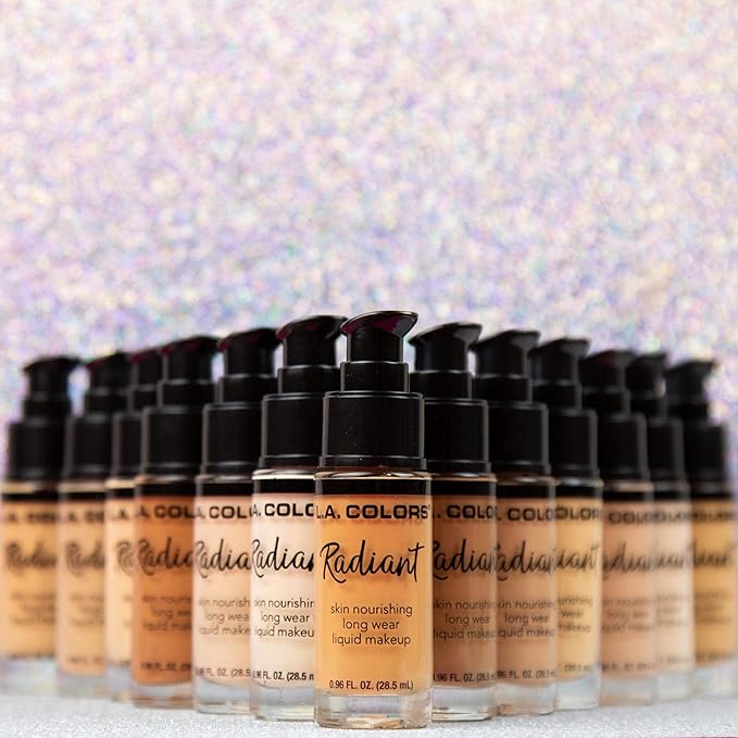 L.A. COLORS Radiant Liquid Makeup, Creamy Café CLM395