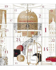 L'Oreal Paris 24 Day Beauty Advent Calendar 2025, Holiday Gift Set Includes Deluxe-Sized and Miniature Makeup, Skincare and Haircare Products