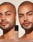 Milani Conceal + Perfect 2-in-1 Foundation + Concealer for a Flawless Complexion, Under Eye Corrector, Cover Redness and Imperfections, Waterproof and Sweatproof - Light Tan