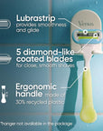 Venus Extra Smooth Women's Razor Handle + 4 Blade Refills